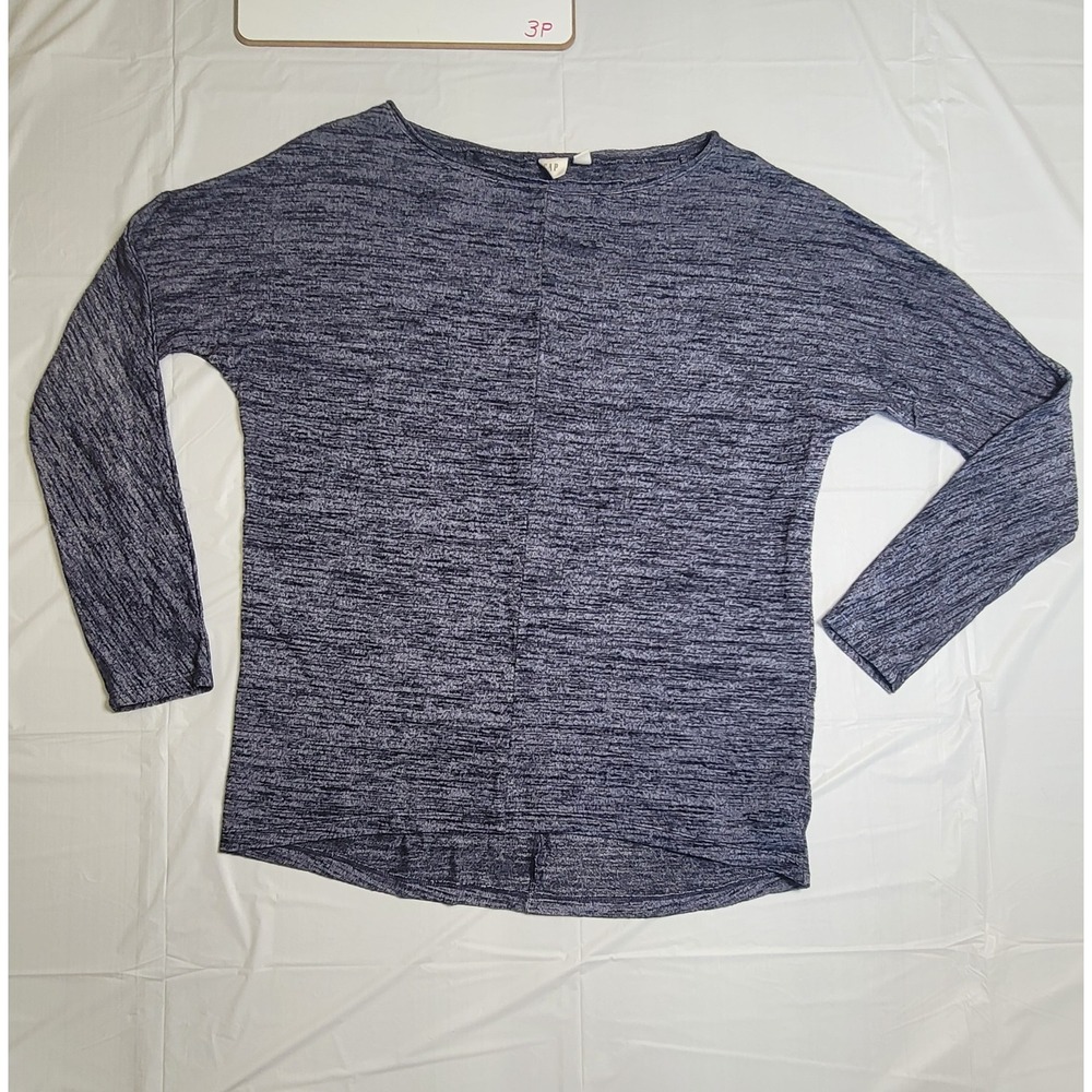 Womens Gap, long‎ sleeve blue blouse, size Small (S)